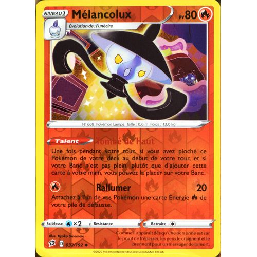 Carte Pokémon 32/192 Mélancolux - Reverse Eb02 - Epée Et Bouclier - Clash Des Rebelles Neuf Fr