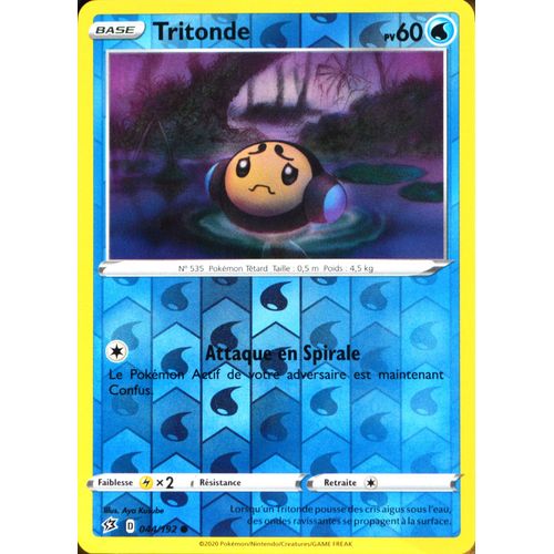Carte Pokémon 44/192 Tritonde - Reverse Eb02 - Epée Et Bouclier - Clash Des Rebelles Neuf Fr