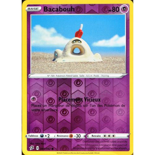 Carte Pokémon 81/192 Bacabouh - Reverse Eb02 - Epée Et Bouclier - Clash Des Rebelles Neuf Fr