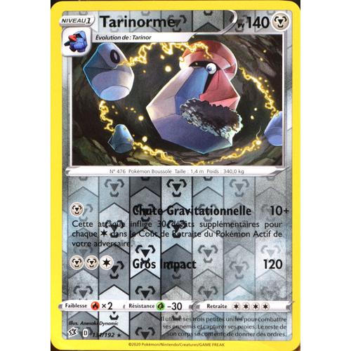 Carte Pokémon 131/192 Tarinorme - Reverse Eb02 - Epée Et Bouclier - Clash Des Rebelles Neuf Fr