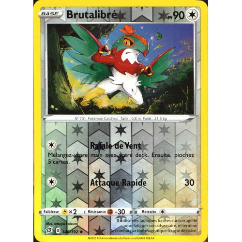 Carte Pokémon 148/192 Brutalibré - Reverse Eb02 - Epée Et Bouclier - Clash Des Rebelles Neuf Fr