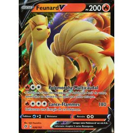 Carte Pokémon 26/192 Feunard-V Eb02 - Epée Et Bouclier - Clash Des Rebelles Neuf Fr