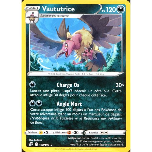 Carte Pokémon 120/192 Vaututrice Eb02 - Epée Et Bouclier - Clash Des Rebelles Neuf Fr