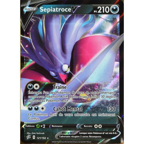 Carte Pokémon 121/192 Sepiatroce-V Eb02 - Epée Et Bouclier - Clash Des Rebelles Neuf Fr