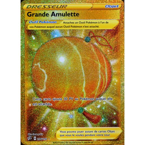 Carte Pokémon 206/192 Grande Amulette Eb02 - Epée Et Bouclier - Clash Des Rebelles Neuf Fr