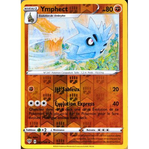 Carte Pokémon 87/189 Ymphect - Reverse Eb03 - Epée Et Bouclier - Ténèbres Embrasées Neuf Fr