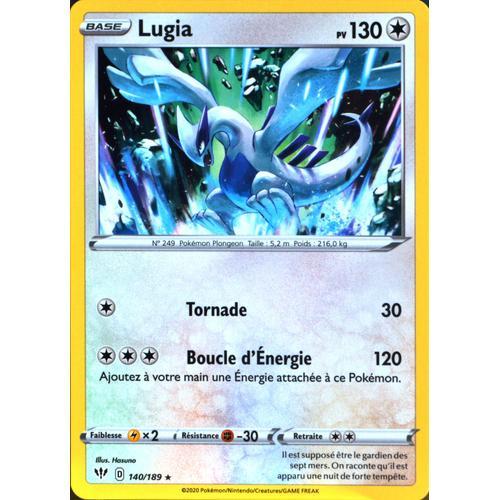 Carte Pokémon 140/189 Lugia Eb03 - Epée Et Bouclier - Ténèbres Embrasées Neuf Fr