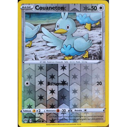 Carte Pokémon 148/189 Couaneton - Reverse Eb03 - Epée Et Bouclier - Ténèbres Embrasées Neuf Fr