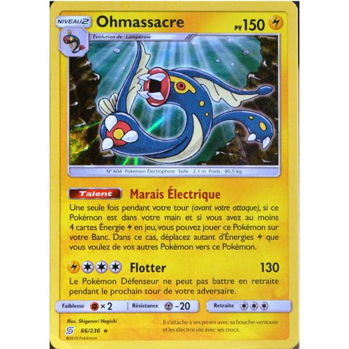 Carte Pokémon 66/236 Ohmassacre Sl11 - Soleil Et Lune - Harmonie Des Esprits Neuf Fr