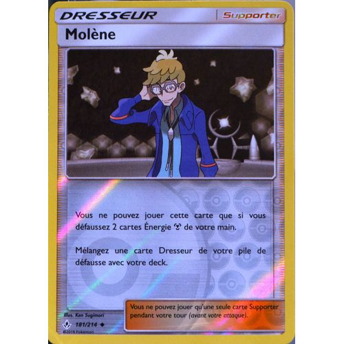 Carte Pokémon 181/214 Molène - Reverse Sl10 - Soleil Et Lune - Alliance Infaillible Neuf Fr