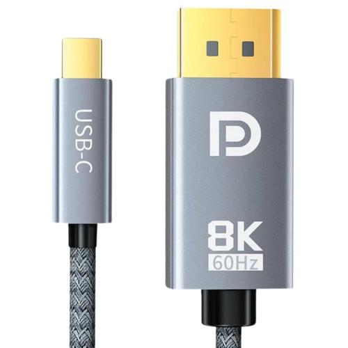 Câble DisplayPort 1.4 pour Thunderbolt 3 8K@60Hz 4K@144Hz 32Gbps 3 metros