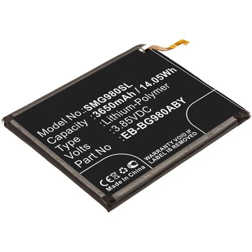Batterie Pour Samsung Galaxy S20 (Sm-G980) - Eb-Bg980aby (3650mah) , Batterie De Remplacement