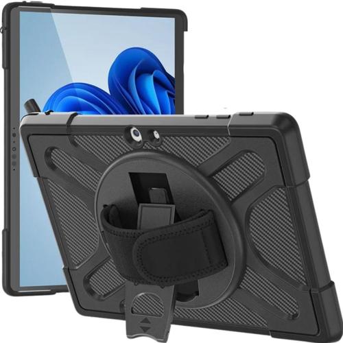 Coque Rugged Avec Support Pour Microsoft Surface Pro 5 Noir