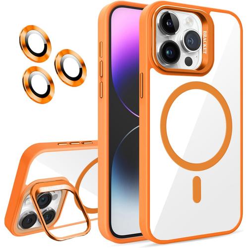 Coque Magview Magsafe Et Lentilles Caméra Pour Iphone 12 Pro Max Orange