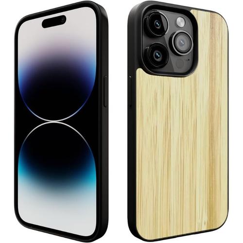 Coque Bois De Bambou Pour Iphone 14 Pro