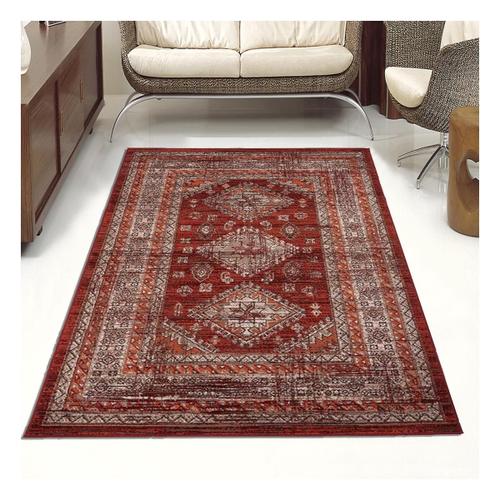 Un Amour De Tapis Tapis Moderne 190x280 Cm Rectangulaire Af Dazor Rouge Salon Adapte Au Chauffage Par Le Sol Rakuten