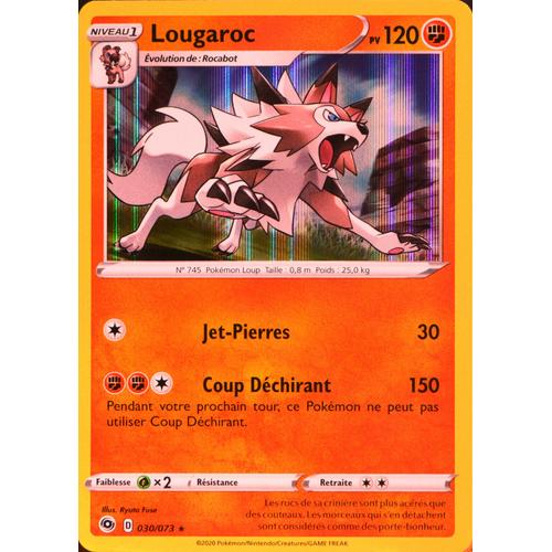 Carte Pokémon 030/073 Lougaroc ?H Eb3.5 La Voie Du Maître Neuf Fr