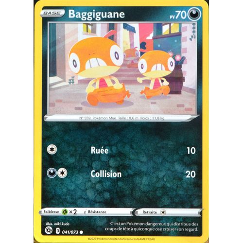 Carte Pokémon 041/073 Baggiguane ? Eb3.5 La Voie Du Maître Neuf Fr