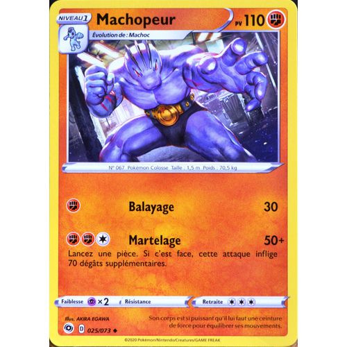 Carte Pokémon 025/073 Machopeur ? Eb3.5 La Voie Du Maître Neuf Fr