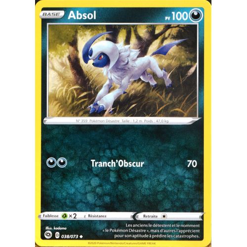 Carte Pokémon 038/073 Absol ? Eb3.5 La Voie Du Maître Neuf Fr