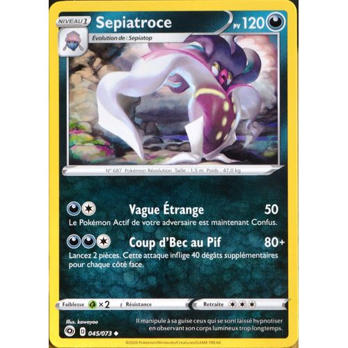 Carte Pokémon 045/073 Sepiatroce ? Eb3.5 La Voie Du Maître Neuf Fr