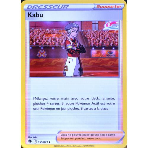 Carte Pokémon 055/073 Kabu ? Eb3.5 La Voie Du Maître Neuf Fr