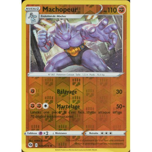 Carte Pokémon 025/073 Machopeur ? - Reverse Eb3.5 La Voie Du Maître Neuf Fr