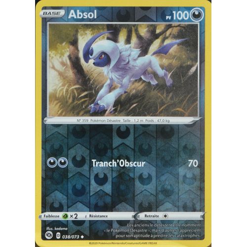 Carte Pokémon 038/073 Absol ? - Reverse Eb3.5 La Voie Du Maître Neuf Fr