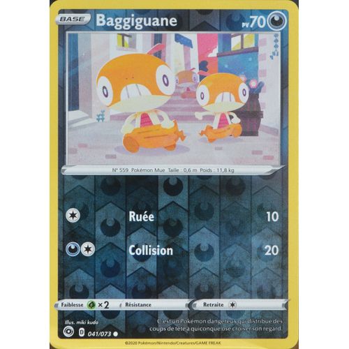 Carte Pokémon 041/073 Baggiguane ? - Reverse Eb3.5 La Voie Du Maître Neuf Fr