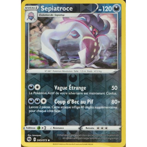 Carte Pokémon 045/073 Sepiatroce ? - Reverse Eb3.5 La Voie Du Maître Neuf Fr