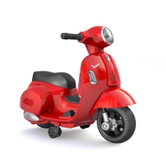 Moto enfant Vespa 3-6 ans moto électrique rouge …