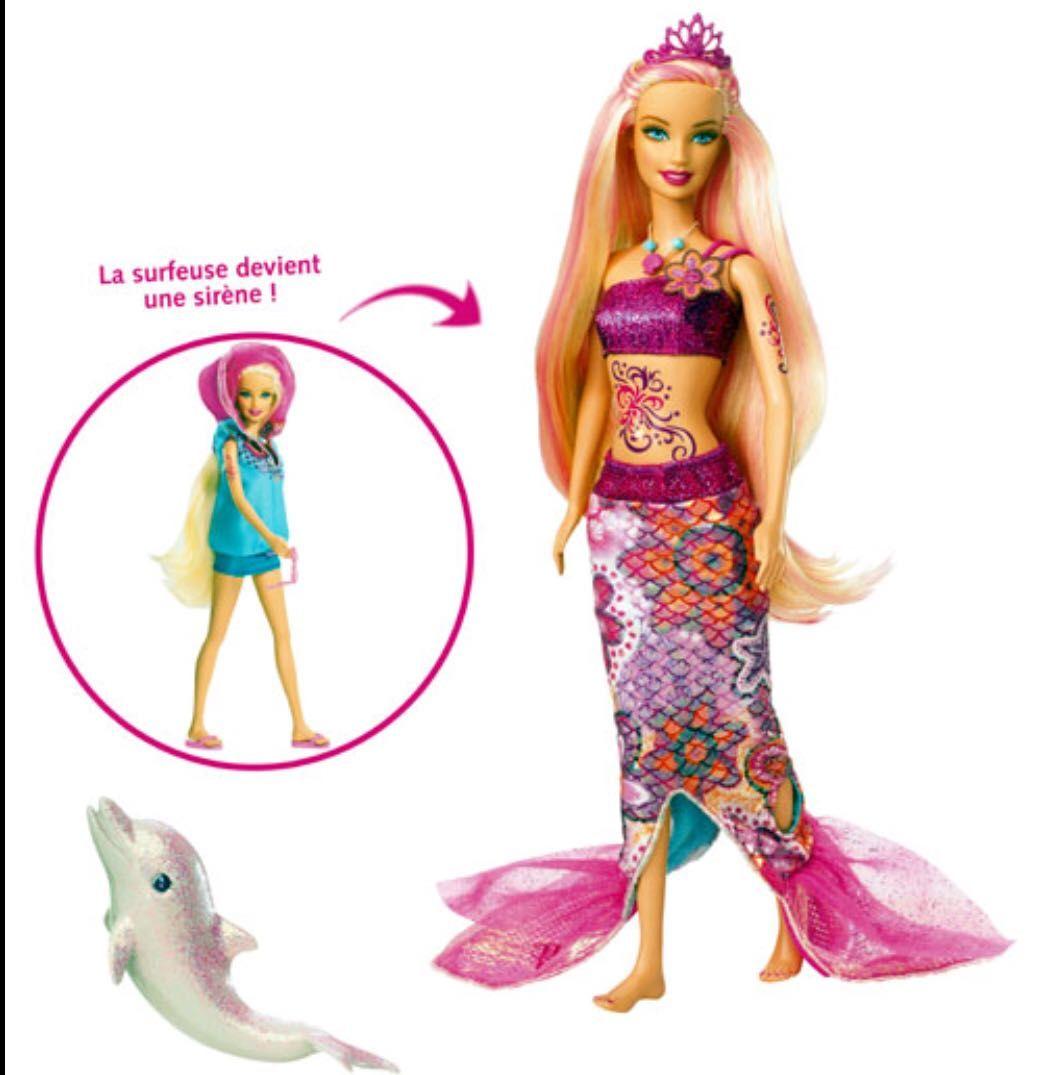 Barbie sirene surfeuse Merliah - poupee