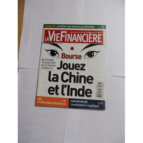 La Vie Financière  N° 3237 : Bourse : Jouez La Chine Et L' Inde