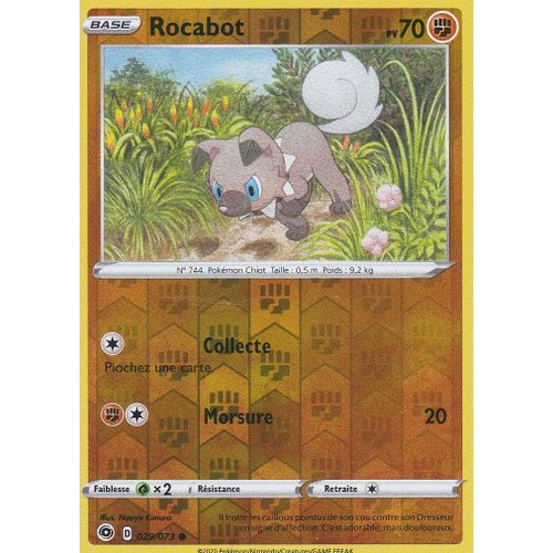 Carte Pokemon - Rocabot - 029/073 - Reverse - Épée Et Bouclier 3,5 La Voie Du Maitre