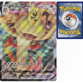 Carte Pokemon - Miaouss Vmax - Jumbo - Swsh005 - Ultra-Rare