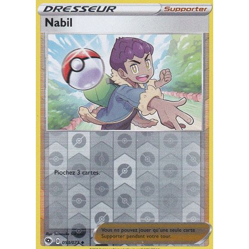 Carte Pokemon - Nabil - 053/073 - Holo-Reverse - Épée Et Bouclier 3,5 La Voie Du Maitre