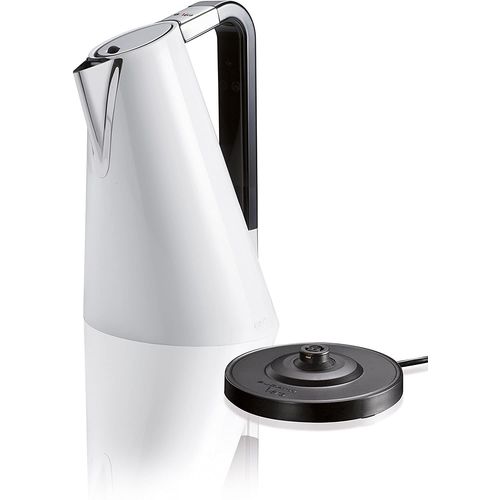 Bugatti, Vera Easy, Bouilloire Électrique Avec Filtre Anti-Calcaire Amovible, Capacité 1,75 Litres, 2180 W, Corps En Acier Inoxydable, Couleur Blanc