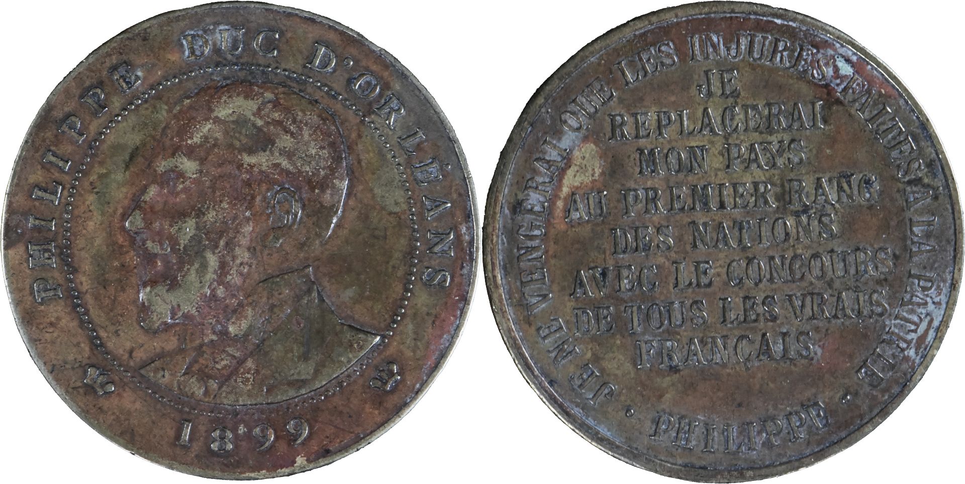 France - Jeton - 1899 - Philippe D'orleans - 20-248