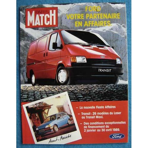 Publicité Papier - Voitures Ford Fiesta, Escort, Sierra, Transit De 1989