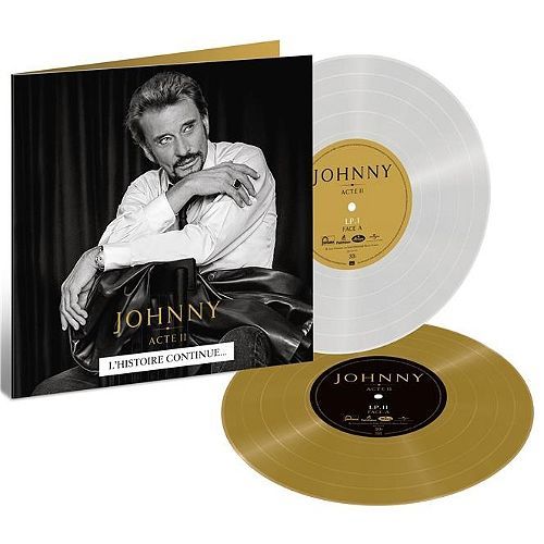 Johnny Acte Ii - Édition Limitée Double Vinyle Blanc Et Or - Double Vinyle