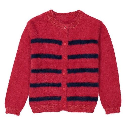 Gilet Poilu Rayé (La Redoute)