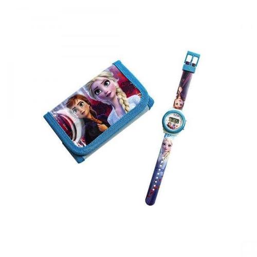 Frozen 2 / La Reine De Neiges 2 - Montre-Bracelet Et Porte-Monnaie