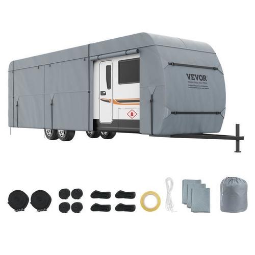 Housse Camping-Car -Vevor- 1053x292x250 Cm,4 Couches De Tissu Non Tissé,Classe A Résistant Aux Uv, Pour Voyage Camping