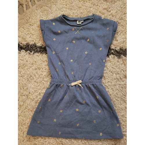 Robe Sweat Sans Manches Bleue 5 Ans