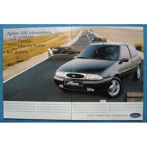 Publicité Papier - Voiture Ford Fiesta De 1996