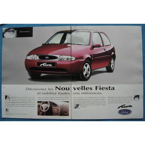 Publicité Papier - Voiture Ford Fiesta De 1996