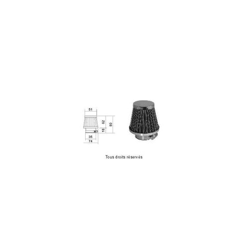 Sifam - Filtre Air Racing 35 L80 Droit