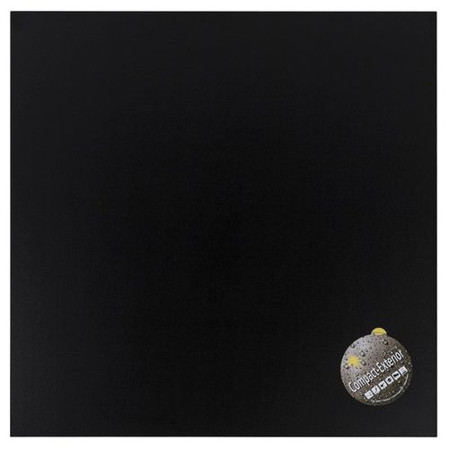 Plateau De Table 'plano' Carré 60x60cm Noir En Résine Compressée