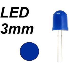 Diodes Lot de 10 diodes LED support en plastique Blanc transparent 24 V 3 mm 