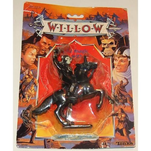 Willow Tonka Figurine Du Film Rare (1988) Willow Général Kael Avec Cheval (Maléfique Commandant)